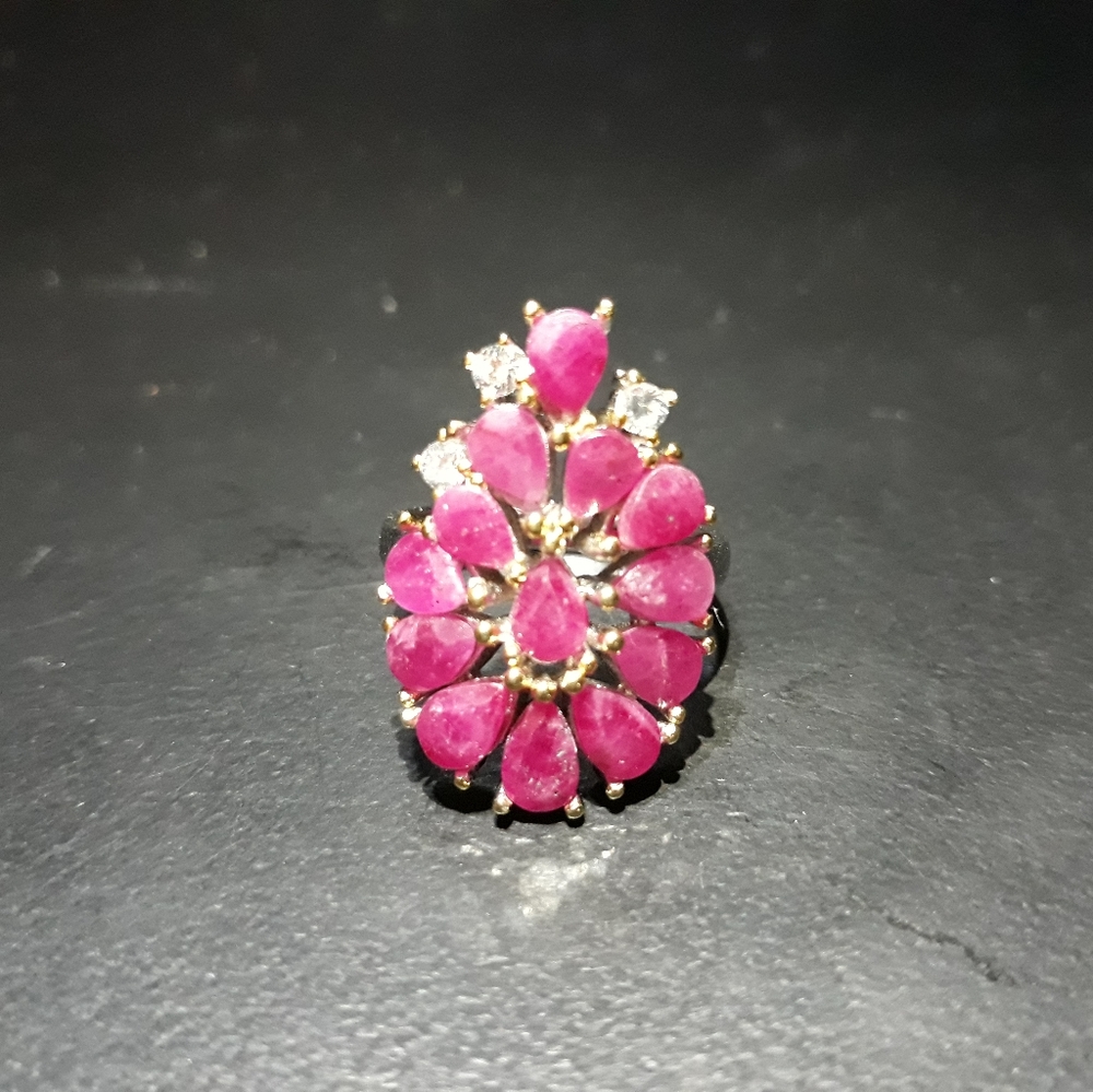 Natural Pink Ruby Ring M10